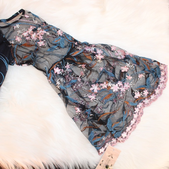 Nanette Lepore, Spring Bloom off the shoulder embroidered dress - Picture 6 of 12